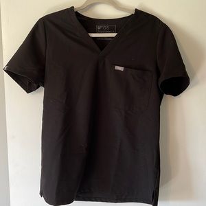 Black Fig Scrub Top
